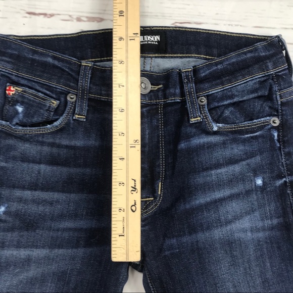 Women’s Hudson Size 25 Slim Boot Low Rise Jeans W - Picture 3 of 7